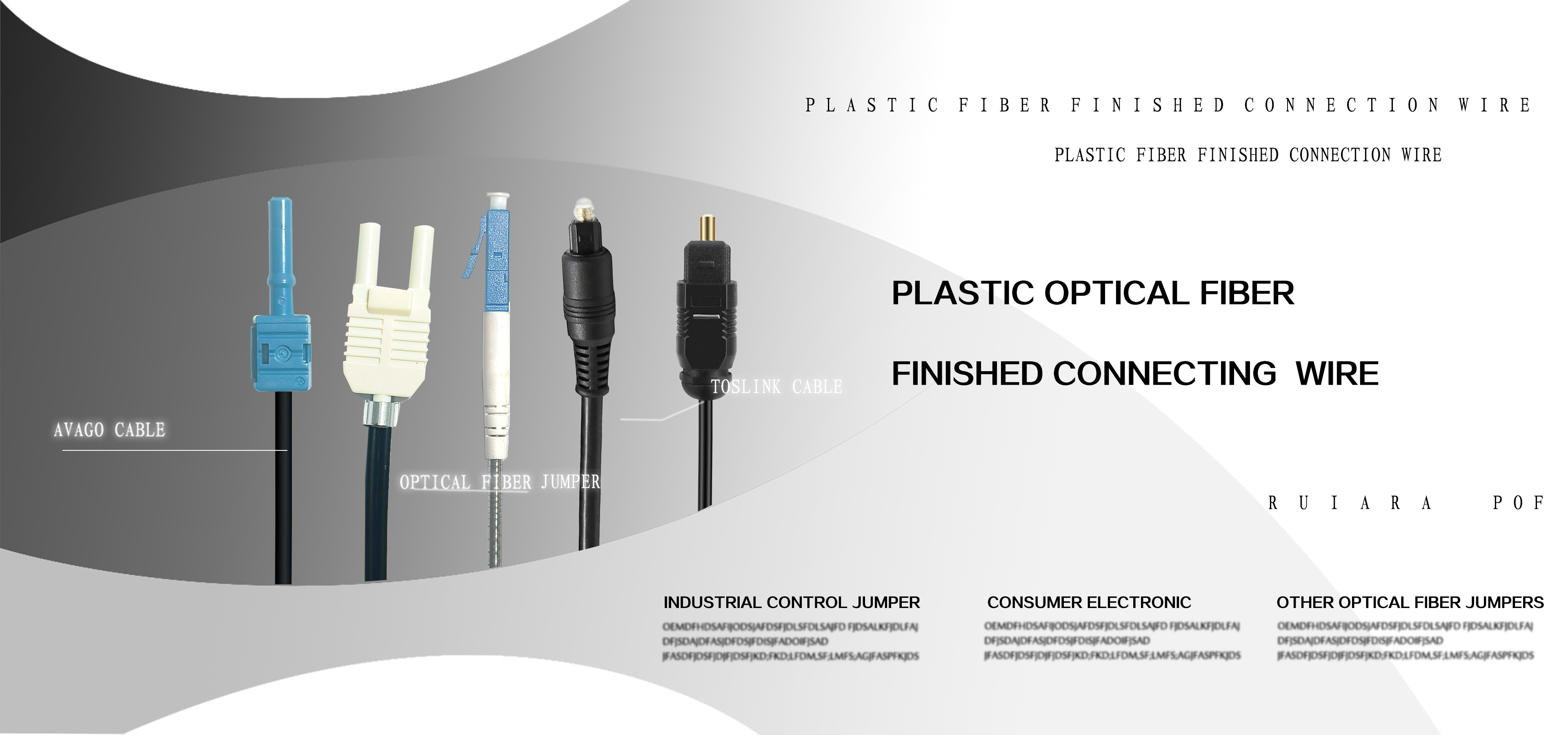 Qualità Cavo a fibre ottiche di plastica Fabbrica