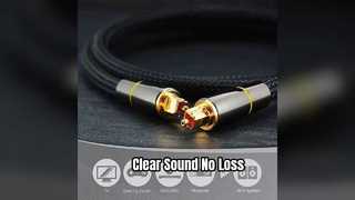 Cavo audio Toslink in fibra SPDIF cristallino