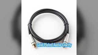 Cavo RCA Toslink placcato oro 24K