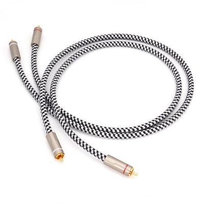 Cavi jack HIFI RCA Cavo audio da 3,5 mm a 2RCA per TV PC Amplificatore DVD Altoparlante
