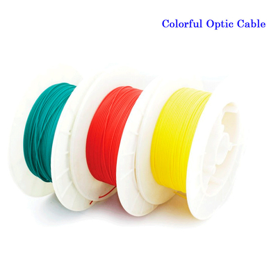 comprare Poliolefina ignifuga di plastica del cavo a fibre ottiche di colore pieno PMMA isolata 5M/10M per la decorazione domestica/dell'automobile online manufacture