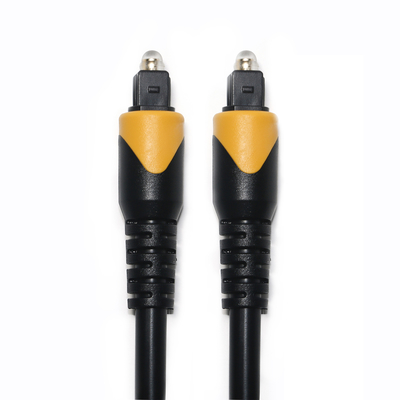 comprare Cavo digitale Toslink giallo e nero OD4.0 LSZH PVC placcato oro Ject per soundbar CD lettore domestico online manufacture