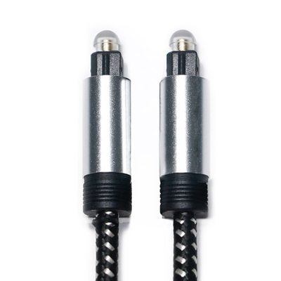 comprare Toslink cavo audio digitale ottico cavo SPDIF porta a conchiglia placcata in corda lavorata a maglia per soundbar del lettore CD Home Theater online manufacture