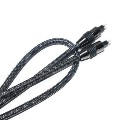 comprare Presa di fabbrica Cavo audio digitale Toslink nuovo di zecca Connettore placcato in oro con guscio in metallo OD4.0 intrecciato in nylon online manufacture