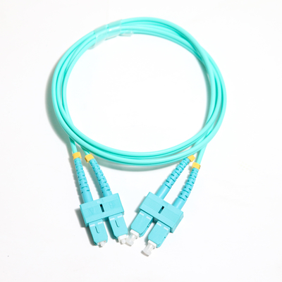 comprare Rivestimento misto duplex 3.0mm OM3 del cavo di toppa della fibra di Wathet SU-UPC Ject 50/125um LSZH online manufacture