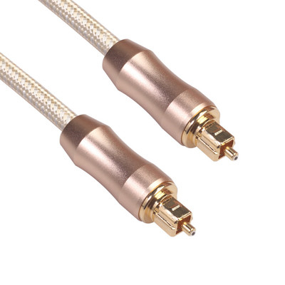 comprare Corda ottica di Knited della spina dell'oro del cavo di TOSLINK l'audio ha glassato teatro domestico di Soundbar del CD/DVD di Shell 1.2M For online manufacture