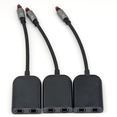 comprare Cable audio ottico Toslink per lettori per la casa CD soundbar 4.0mm OD 1-30m lunghezza connettore dorato placcato giallo-nero online manufacture
