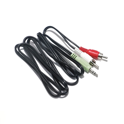 Cavo audio digitale ottico RCA 2/1 connettore Lotus Dual Sound 2M 3M 5M per lettore CD DVD per PC