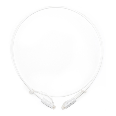 Cavo audio ottico digitale presa di fabbrica bianco Toslink SPDIF ultra-sottile per mini CD Home Sound Bar