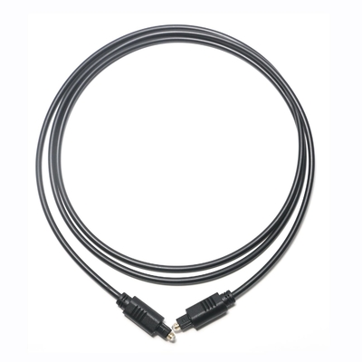 Nero Toslink OD4.0 Cavo In Fibra Ottica PVC Iniezione Piazza Ject Placcato Oro Porta 1M 1.5M 3M Per Soundbar Lettore CD