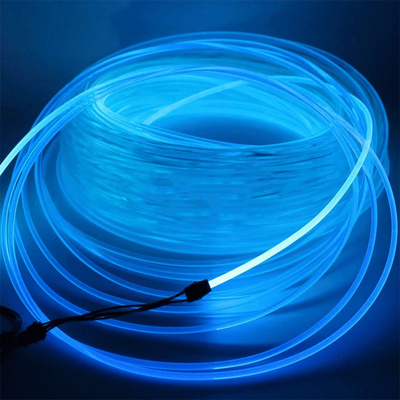 Poliolefina ignifuga di plastica del cavo a fibre ottiche di colore pieno PMMA isolata 5M/10M per la decorazione domestica/dell'automobile