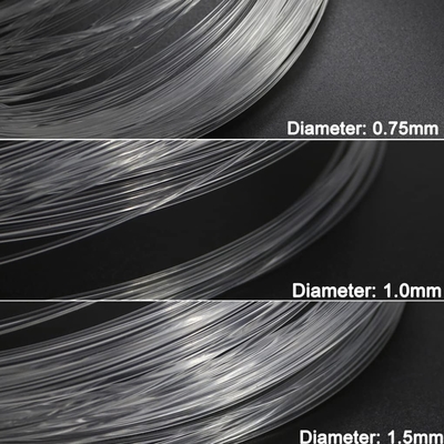 Fibra ottica di plastica del centro 0.25mm-10mm del cavo flessibile PMMA della fibra di FTTH trasparente per la data/segnale trans