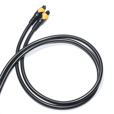Cavo digitale Toslink giallo e nero OD4.0 LSZH PVC placcato oro Ject per soundbar CD lettore domestico