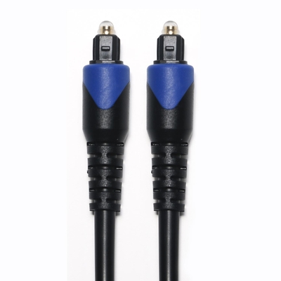 TOSLINK Cavo Audio Digitale Ottico OD6.0 ABS Connettore Placcato Oro Porta Per Home Theater Soundbar Lettore CD 1M