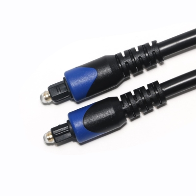 TOSLINK Cavo Audio Digitale Ottico OD6.0 ABS Connettore Placcato Oro Porta Per Home Theater Soundbar Lettore CD 1M