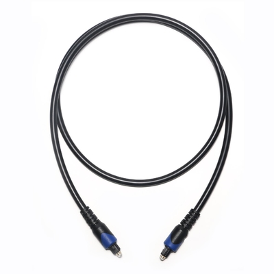 TOSLINK Cavo Audio Digitale Ottico OD6.0 ABS Connettore Placcato Oro Porta Per Home Theater Soundbar Lettore CD 1M