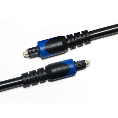 TOSLINK Cavo Audio Digitale Ottico OD6.0 ABS Connettore Placcato Oro Porta Per Home Theater Soundbar Lettore CD 1M