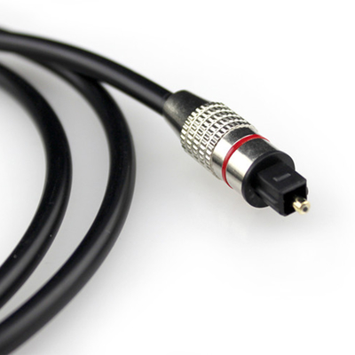 TOSLINK Cavo Audio Ottico Digitale Placcato Guscio di Metallo Connettore Dorato Per Lettore CD Home Theater1M/2M/3M