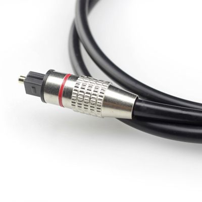 TOSLINK Cavo Audio Ottico Digitale Placcato Guscio di Metallo Connettore Dorato Per Lettore CD Home Theater1M/2M/3M