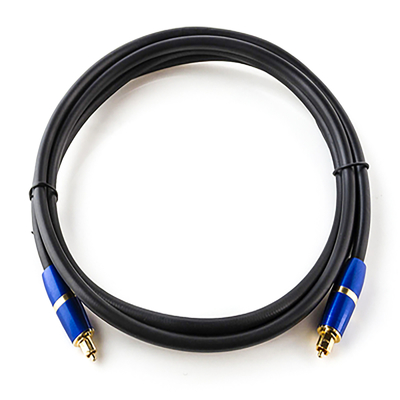 Toslink Cavo Ottico Digitale Placcato in PVC Oro Spdif Connettore per Soundbar TV Player 3 Colori 1M