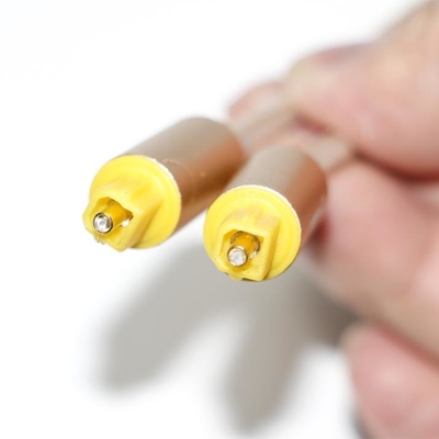 Corda lavorata a maglia Toslink con spina OD4.0 in metallo smerigliato placcato per soundbar con cavo digitale per altoparlanti per auto