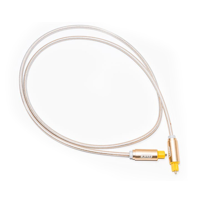 Corda lavorata a maglia Toslink con spina OD4.0 in metallo smerigliato placcato per soundbar con cavo digitale per altoparlanti per auto