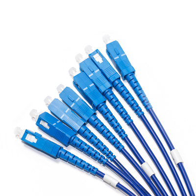 1310/1550nm Blu SC/SC 4-4 Cavo di connessione ottico unipolare a quattro modalità OM3 Per telecamera di sorveglianza 3M 5M 8M 15M