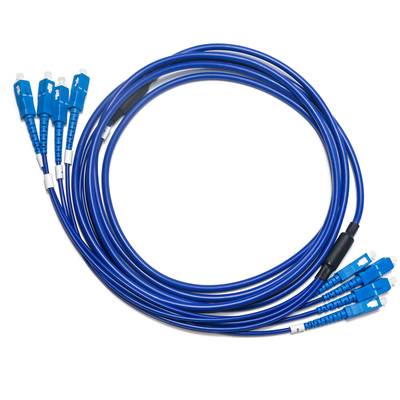1310/1550nm Blu SC/SC 4-4 Cavo di connessione ottico unipolare a quattro modalità OM3 Per telecamera di sorveglianza 3M 5M 8M 15M