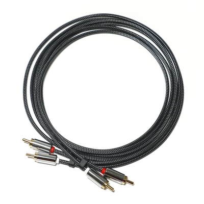 Audio digitale di qualità premium RCA SPDIF da 3,5 mm in lega di alluminio in nylon da maschio a maschio per soundbar VCD DVD TV