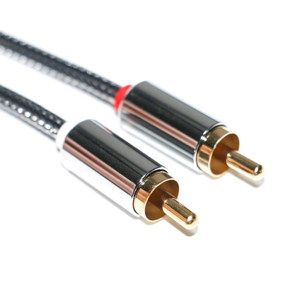 Audio digitale di qualità premium RCA SPDIF da 3,5 mm in lega di alluminio in nylon da maschio a maschio per soundbar VCD DVD TV