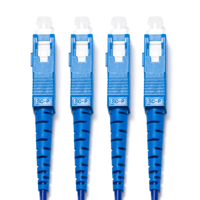 SC LC fibra ottica Patch Cord multimodale Dual-Core OM3 4/4 10G per Survailiance WLAN LAN