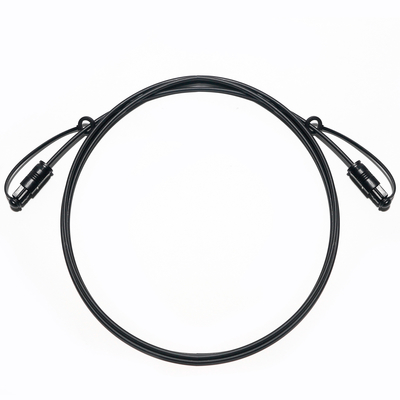 Presa di fabbrica Toslink PVC nero OD4.0mm 2.2mm Cavo digitale in fibra per Mini Player CD Soundbar