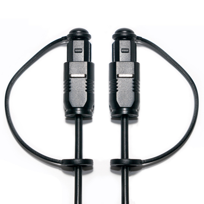 Presa di fabbrica Toslink PVC nero OD4.0mm 2.2mm Cavo digitale in fibra per Mini Player CD Soundbar