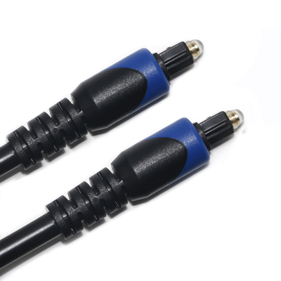 Cavo digitale Blue&Toslink OD4.0 Cavo in fibra ottica placcato PVC Connettore rotondo per lettore CD Soundbar