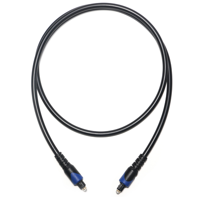 Cavo digitale Blue&Toslink OD4.0 Cavo in fibra ottica placcato PVC Connettore rotondo per lettore CD Soundbar