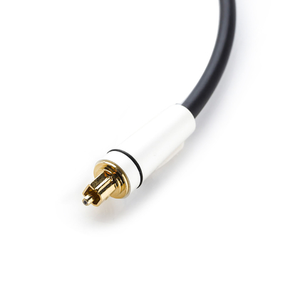 Cavo all'aperto del Rca di Toslink dell'altoparlante della TV con il connettore placcato oro 24K