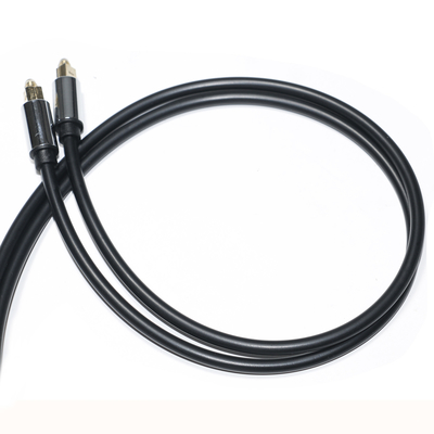 Cavo audio ottico digitale Toslink OD5.0 Cavo di interfaccia quadrato in lega di alluminio placcato per subwoofer 1.2M