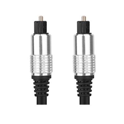 Prezzo di fabbrica Cavo in fibra ottica Toslink nuovo di zecca Porta in oro placcato guscio in alluminio bianco per Home Theatra 1.2M