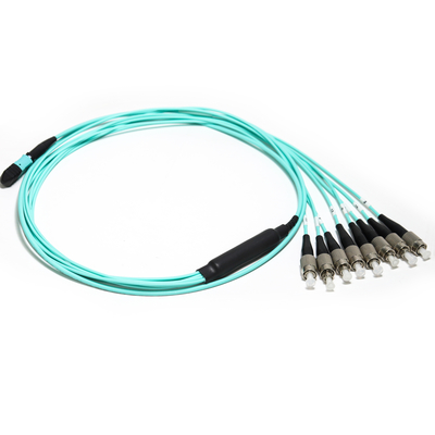 Cavo dorsale ibrido blu MTP/MPO Connettore FC/MPO 8/1 12C Per il test delle apparecchiature