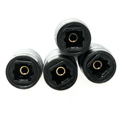 Cavo audio ottico Toslink Femmina Jack Prolunga Accoppiatore Connettore Adattatore, nero