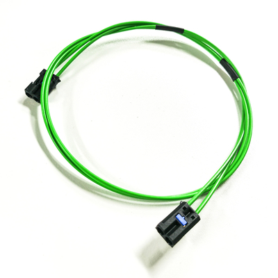 Adattatore femmina per cavo verde oliva con bypass ad anello in fibra ottica da 22 cm per BGM Mercedes