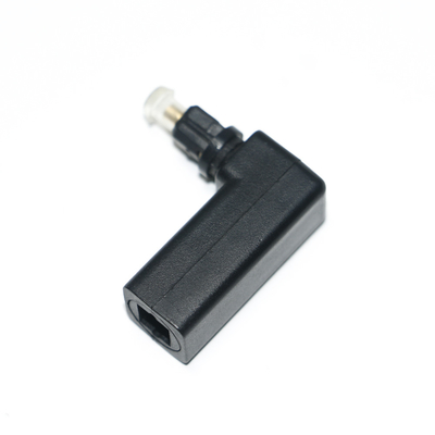 Toslink femmina a Toslink maschio ottico 90 gradi ad angolo retto cavo audio adattatore convertitore audio stereo 360 giri