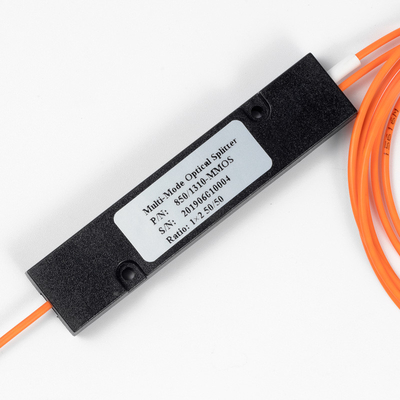 Fibra Ottica Splitter Rapporto di Accoppiamento LC/UPC 1x2 FBT Accoppiatore 1*2 FBT Multimodale 850/1310nm 50/125 MM 50/50