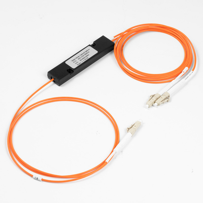 Fibra Ottica Splitter Rapporto di Accoppiamento LC/UPC 1x2 FBT Accoppiatore 1*2 FBT Multimodale 850/1310nm 50/125 MM 50/50