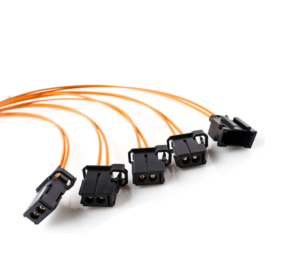 Adattatore femmina di bypass ad anello in fibra ottica arancione MOST per Mercedes BGM
