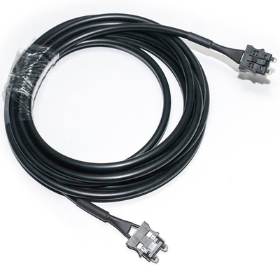 servo cavo ottico del nero del cavo a fibre ottiche 180dB/Km OD4.0 per la prova dell'attrezzatura, servosistema del connettore a macchina