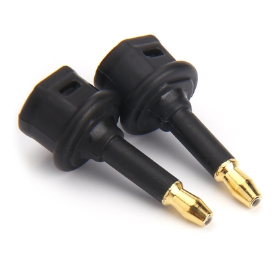 Presa di fabbrica Adattatore audio in fibra ottica Toslink 3.5mini Porta di estensione quadrata alla conversione in fibra ottica