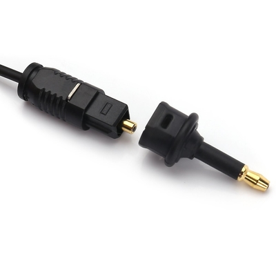 Presa di fabbrica Adattatore audio in fibra ottica Toslink 3.5mini Porta di estensione quadrata alla conversione in fibra ottica