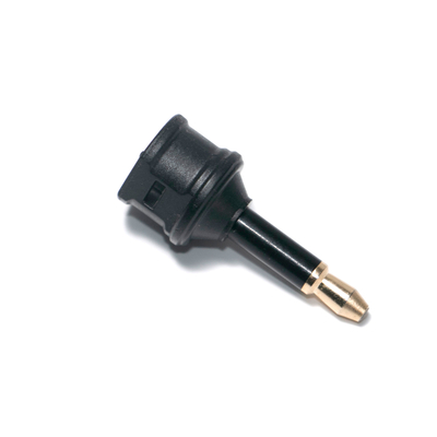 Presa di fabbrica Adattatore audio in fibra ottica Toslink 3.5mini Porta di estensione quadrata alla conversione in fibra ottica