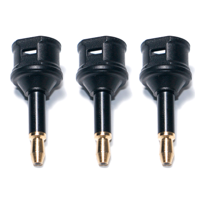 Presa di fabbrica Adattatore audio in fibra ottica Toslink 3.5mini Porta di estensione quadrata alla conversione in fibra ottica